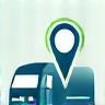 Fleet Tracking Icon - a GPS marker on a vehicle